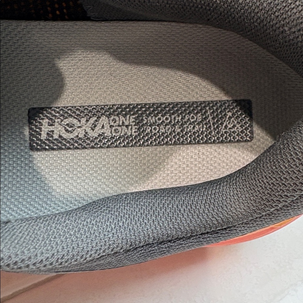 Hoka One One Challenger ATR 6 Gray and Orange Athletic Shoes size Women’s size 8 - Picture 7 of 11